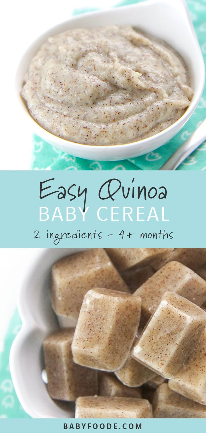 Quinoa Baby Cereal
 Homemade Quinoa Baby Cereal 2 Ingreidents Baby Foode