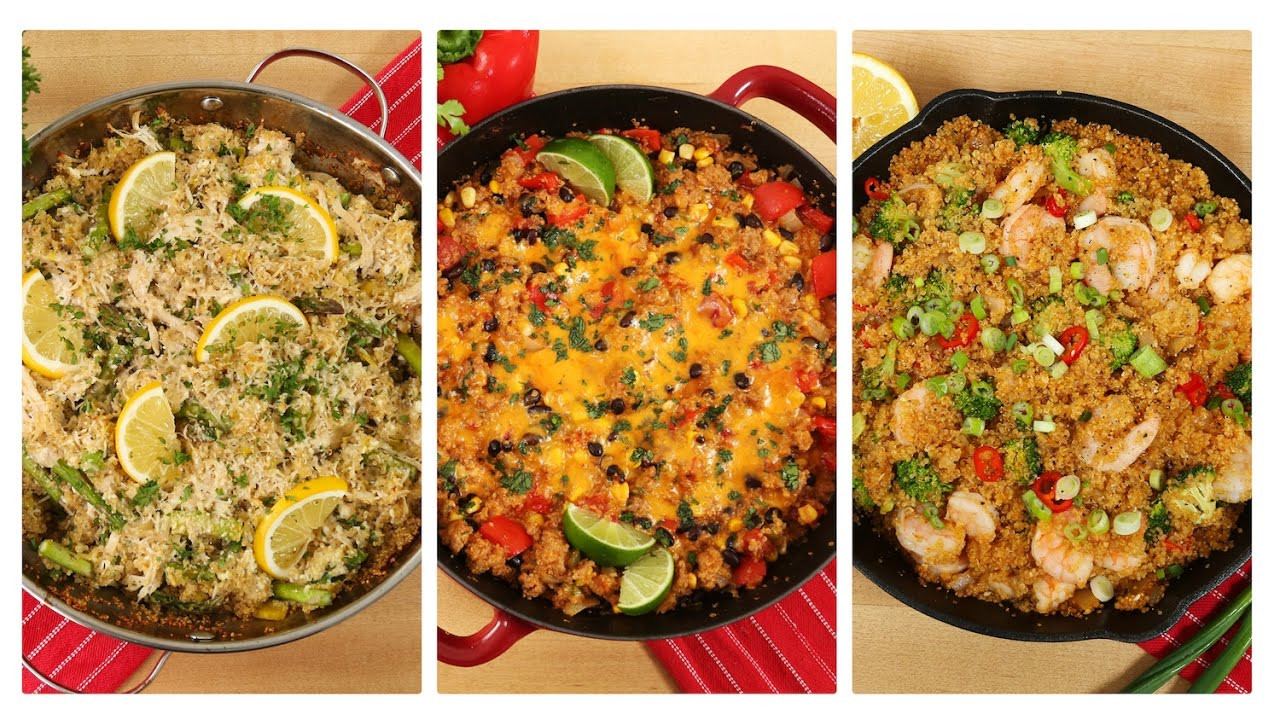 Quinoa Dinner Ideas
 3 Healthy e Skillet Quinoa Recipes