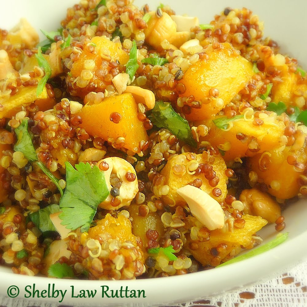 Quinoa Recipe Indian
 Indian Spiced Butternut Squash Tri Colored Quinoa Salad
