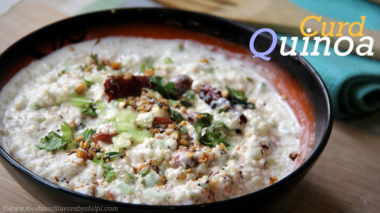 Quinoa Recipe Indian
 Curd Quinoa Indian Style Quinoa Recipe