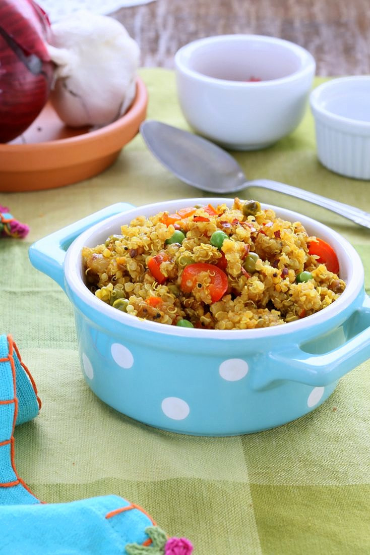 Quinoa Recipe Indian
 South Indian Quinoa with Tamarind & Pumpkin Vegan Richa