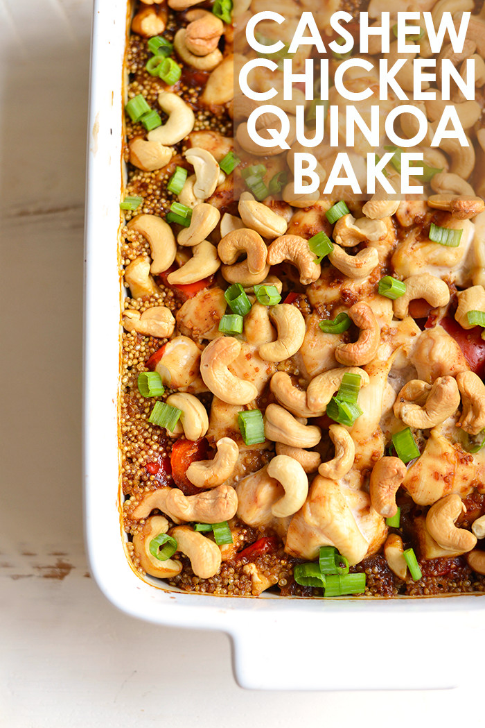Quinoa Recipes Kid Friendly
 Cashew Chicken Quinoa Bake Fit Foo Finds