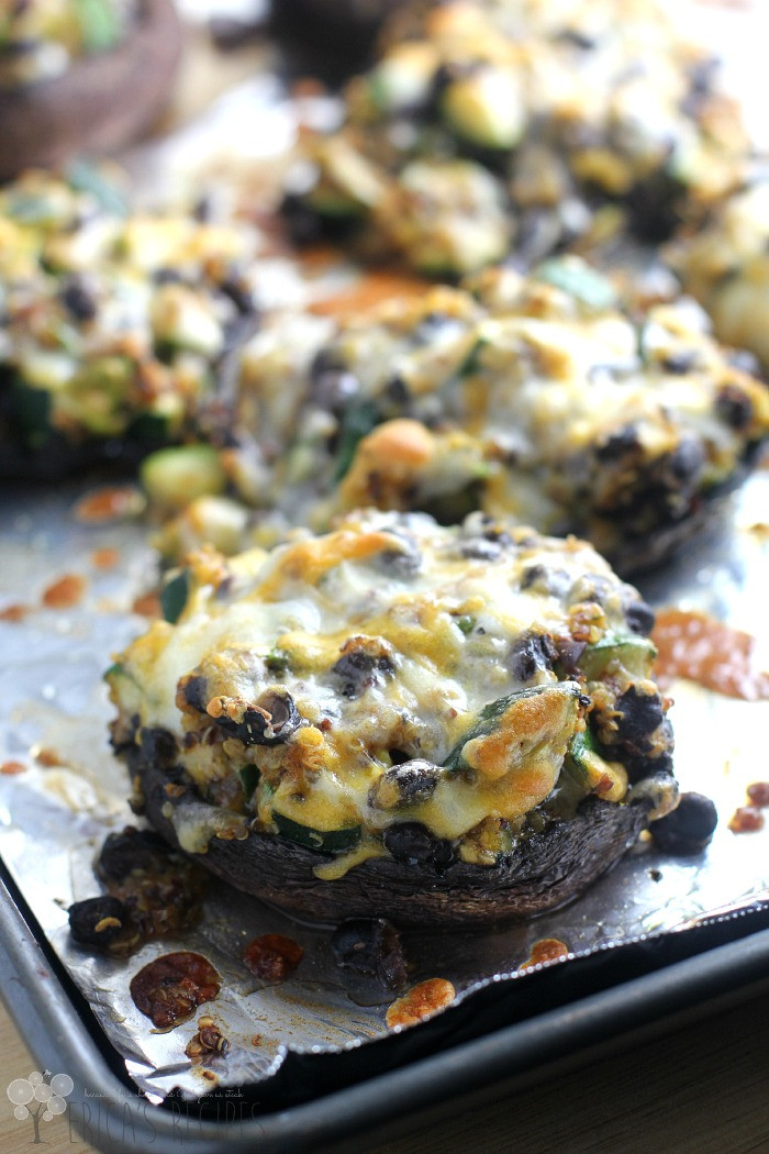 Quinoa Stuffed Portobello Mushrooms
 Mexican Quinoa Stuffed Portobello Mushrooms Erica s Recipes