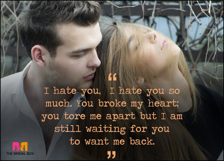 Quote About Hating Love
 I Hate You But I Love You Quotes 15 The Best