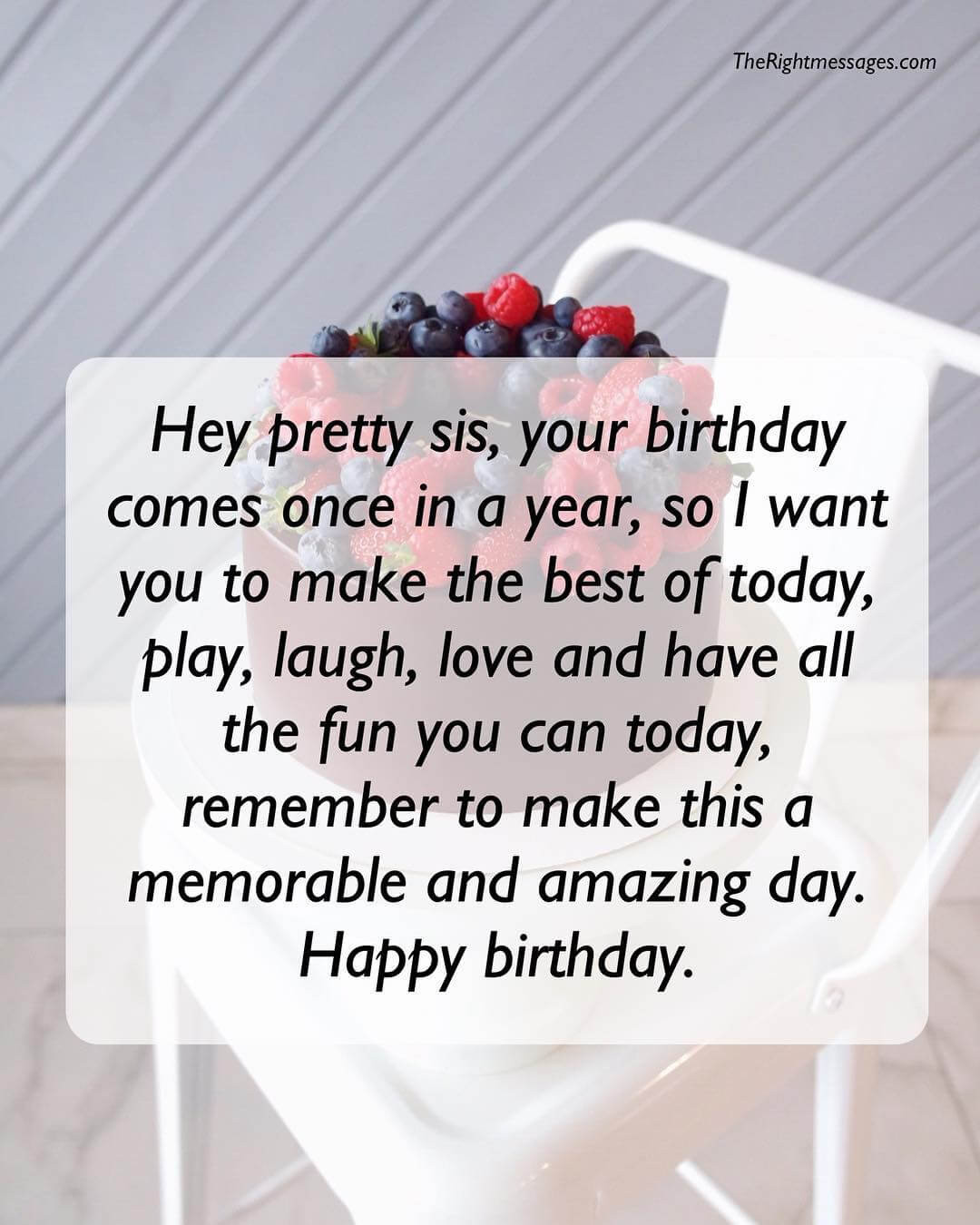 Quote About Sister Birthday
 Short And Long Birthday Messages Wishes & Quotes For