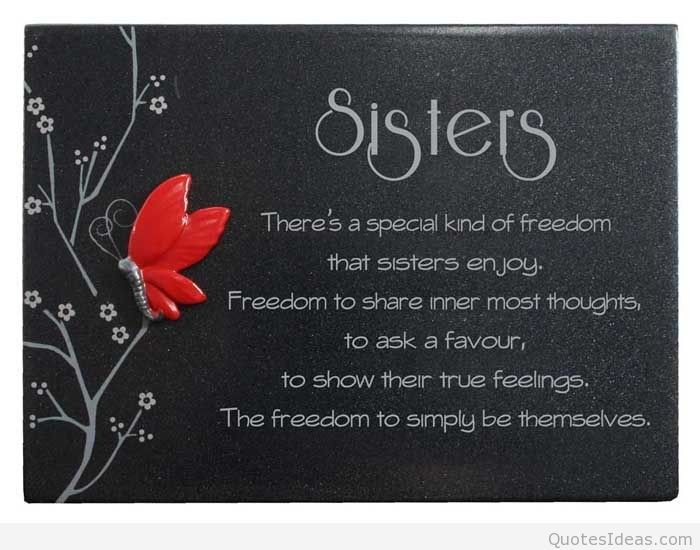 Quote About Sister Birthday
 Wonderful happy birthday sister quotes and images