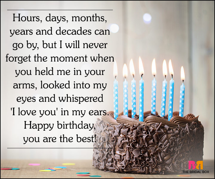 Quote For A Birthday
 30 Cute Love Quotes For Husband His Birthday
