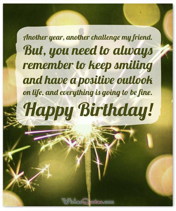 Quote For Birthday Card
 Inspirational Birthday Wishes and Cards By WishesQuotes