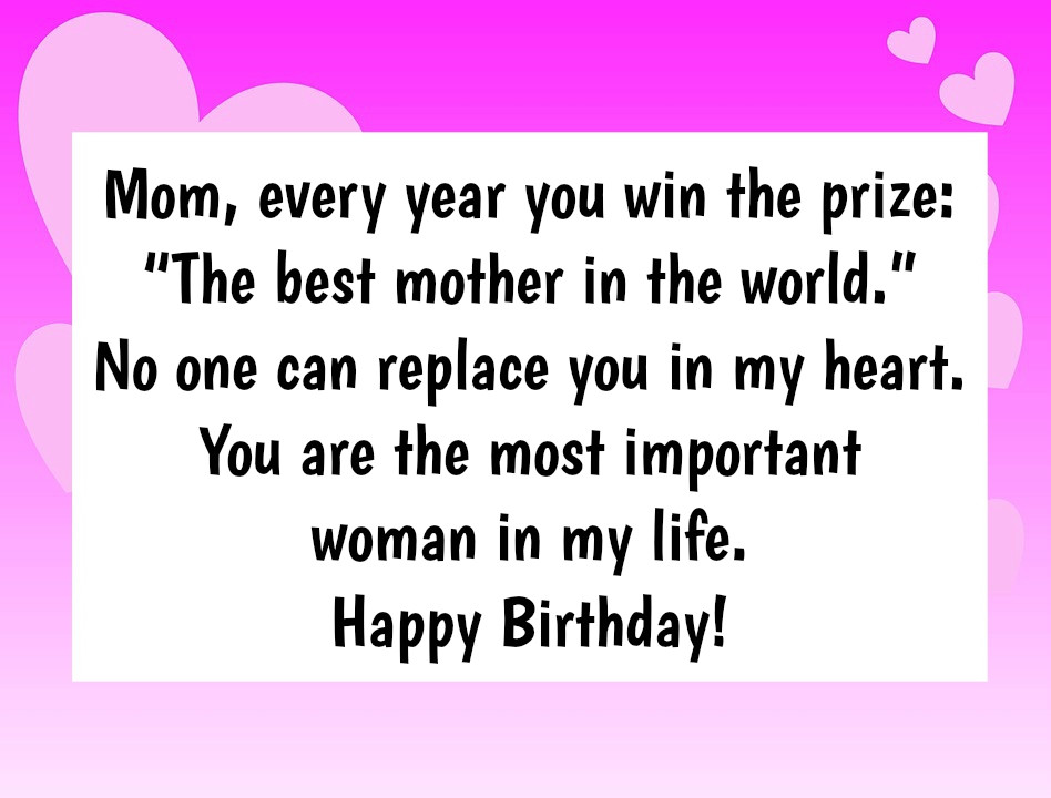 Quote For Mom On Her Birthday
 10 Birthday Wishes for Mom That Will Make Her Smile