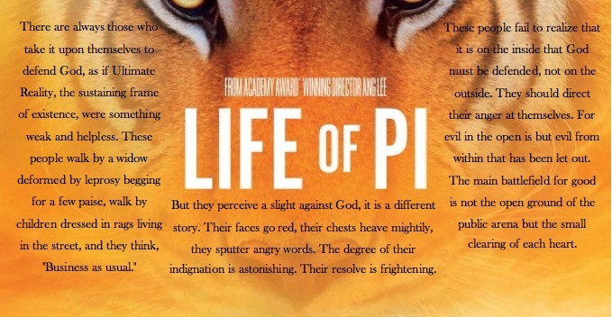 Quote From Life Of Pi
 Life Pi Quotes With Page Numbers QuotesGram