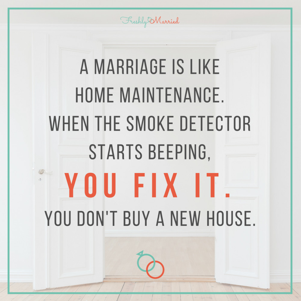 Quote Marriage
 freshfridays Quote Marriage is Like Home Maintenance