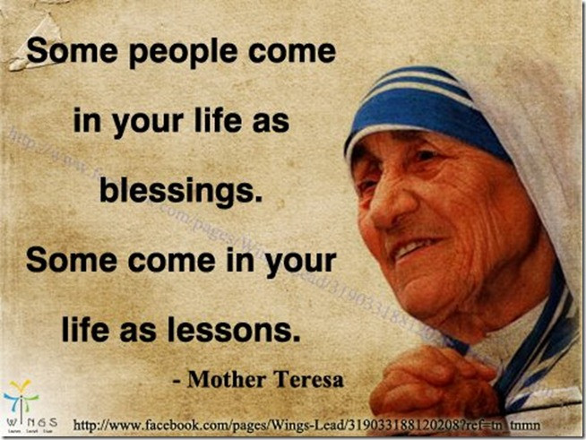 Quote Mother Teresa
 MOTHER TERESA