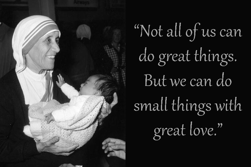 Quote Mother Teresa
 Mother Teresa s 109th Birth Anniversary 10 Quotes That