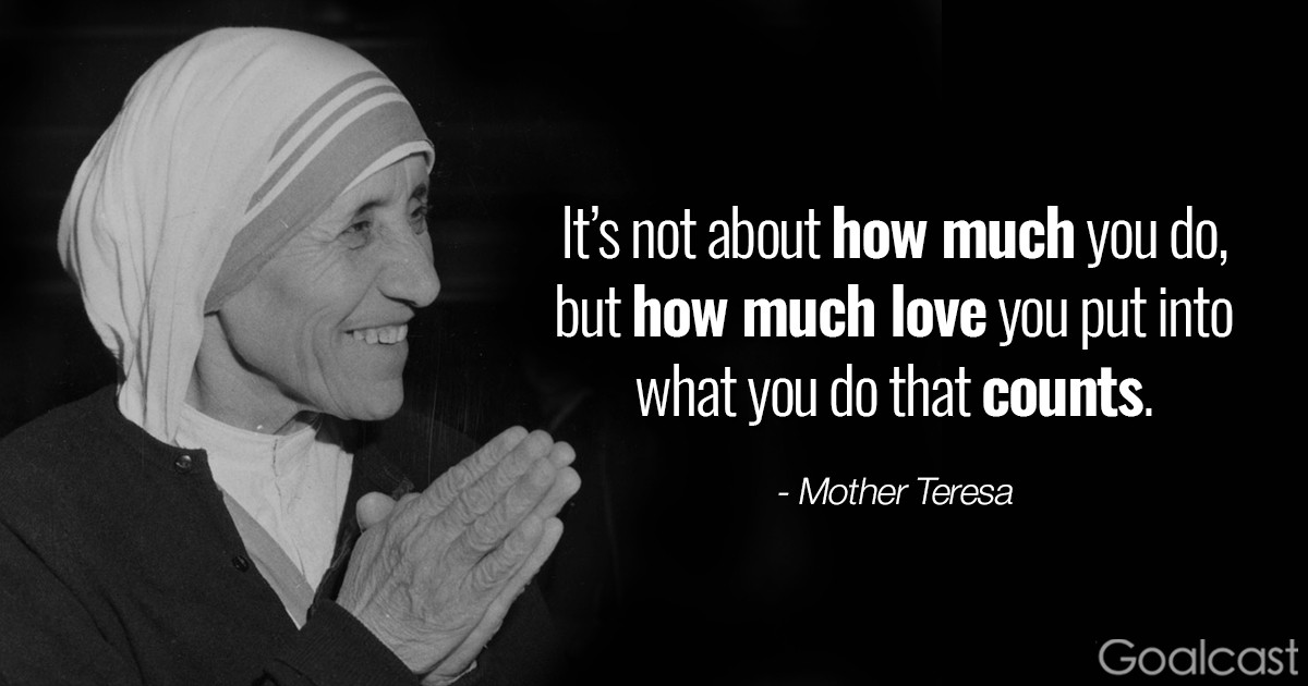 Quote Mother Teresa
 Top 20 Most Inspiring Mother Teresa Quotes