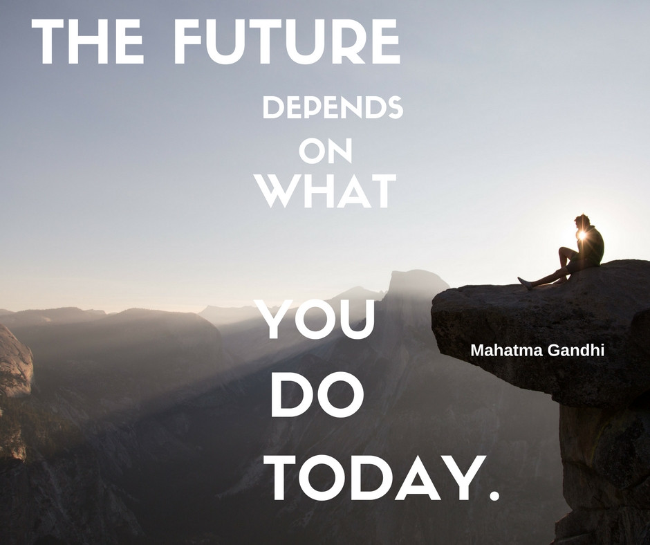 Quote Of The Day Motivational
 The future depends on what you do today Best motivational