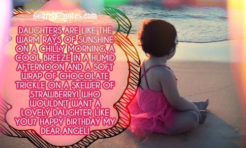 Quotes About Daughters Birthdays
 Happy 5th Birthday My Daughter Quotes Quotations