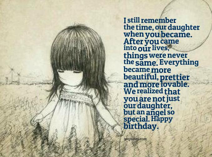 Quotes About Daughters Birthdays
 how wonderful a daughter you are to me – quotes
