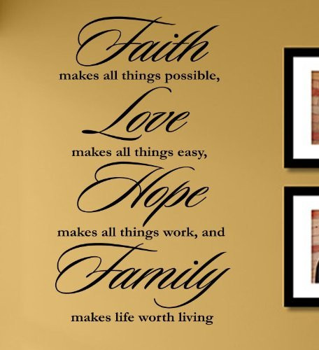 Quotes About Faith And Family
 Wall Quotes about Faith Find the Words that Inspire for