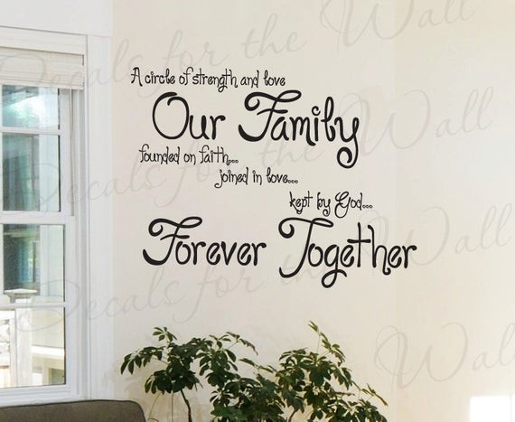 Quotes About Faith And Family
 A Circle Strength and Love Our Family Faith Inspirational