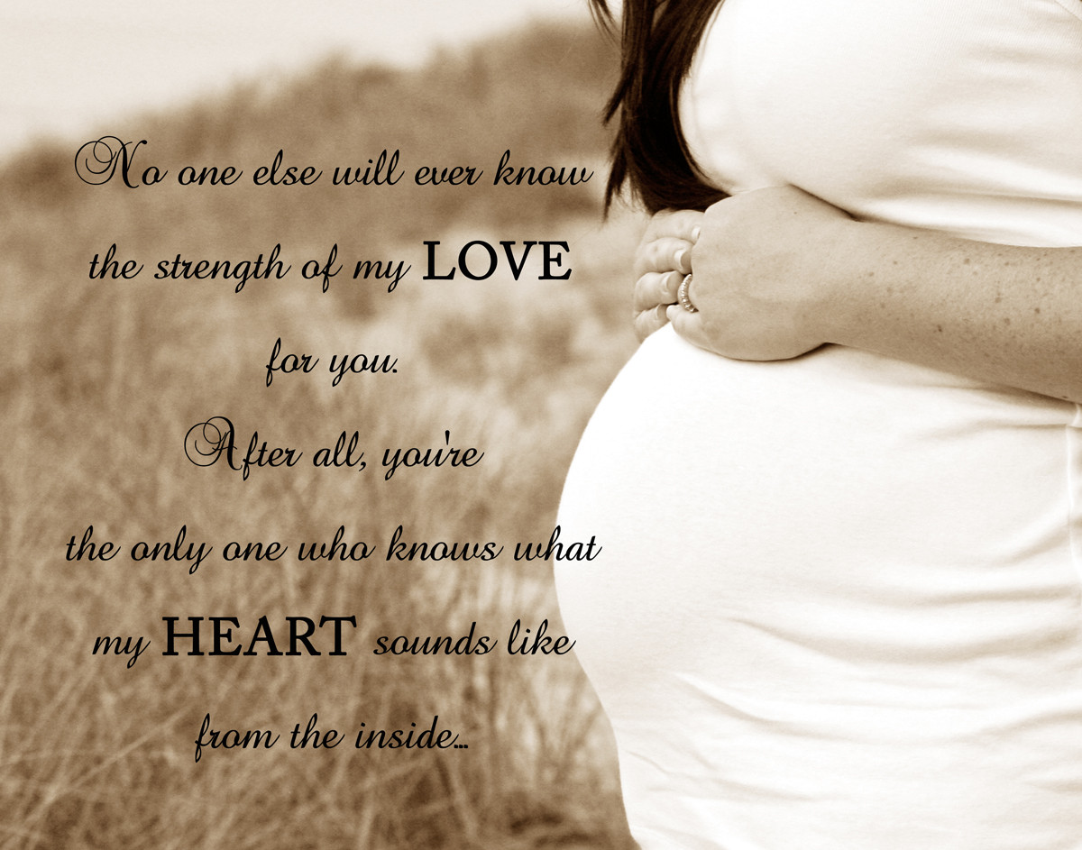 Quotes About Having A Baby Boy
 I Love My Unborn Baby Quotes QuotesGram