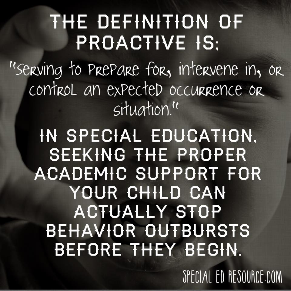 Quotes About Special Education
 Be Proactive In Special Education