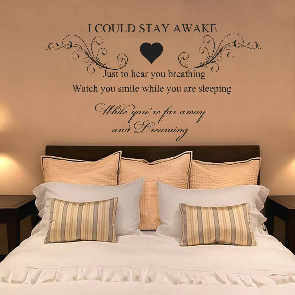 Quotes For Bedroom Wall
 AEROSMITH BREATHING Quote Vinyl Wall Art Sticker Decal