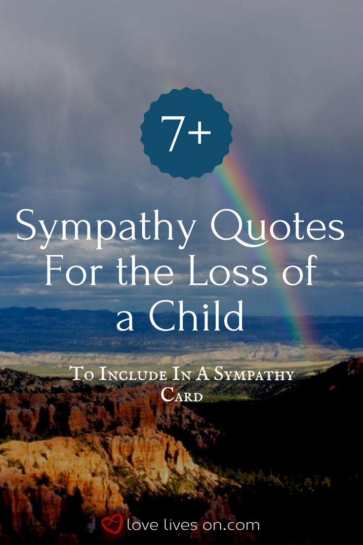 Quotes On Loss Of A Child
 98 best Sympathy Cards & Sympathy Quotes images on