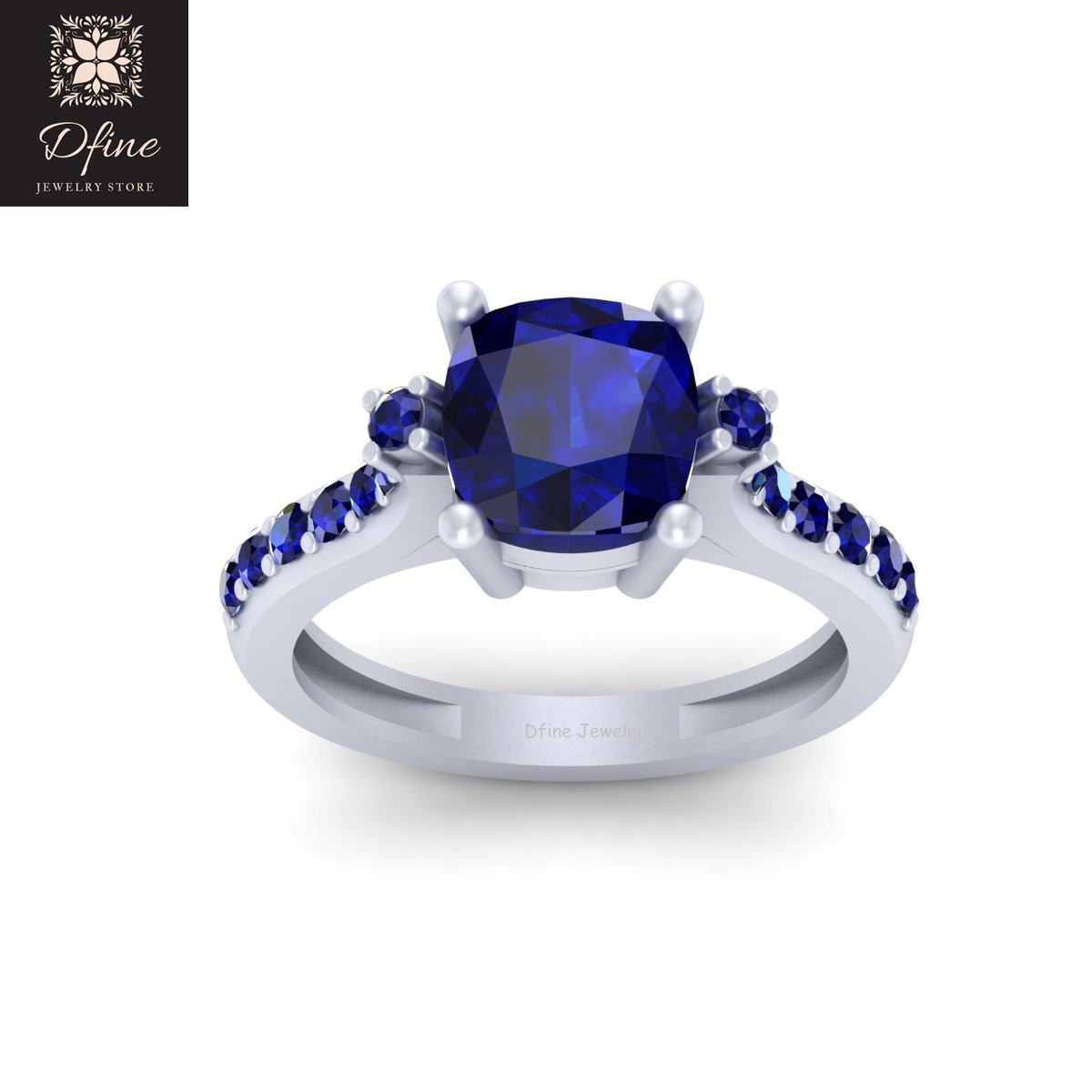 R2d2 Wedding Ring
 Droid Robot R2D2 Inspired Wedding Ring Womens Blue Diamond