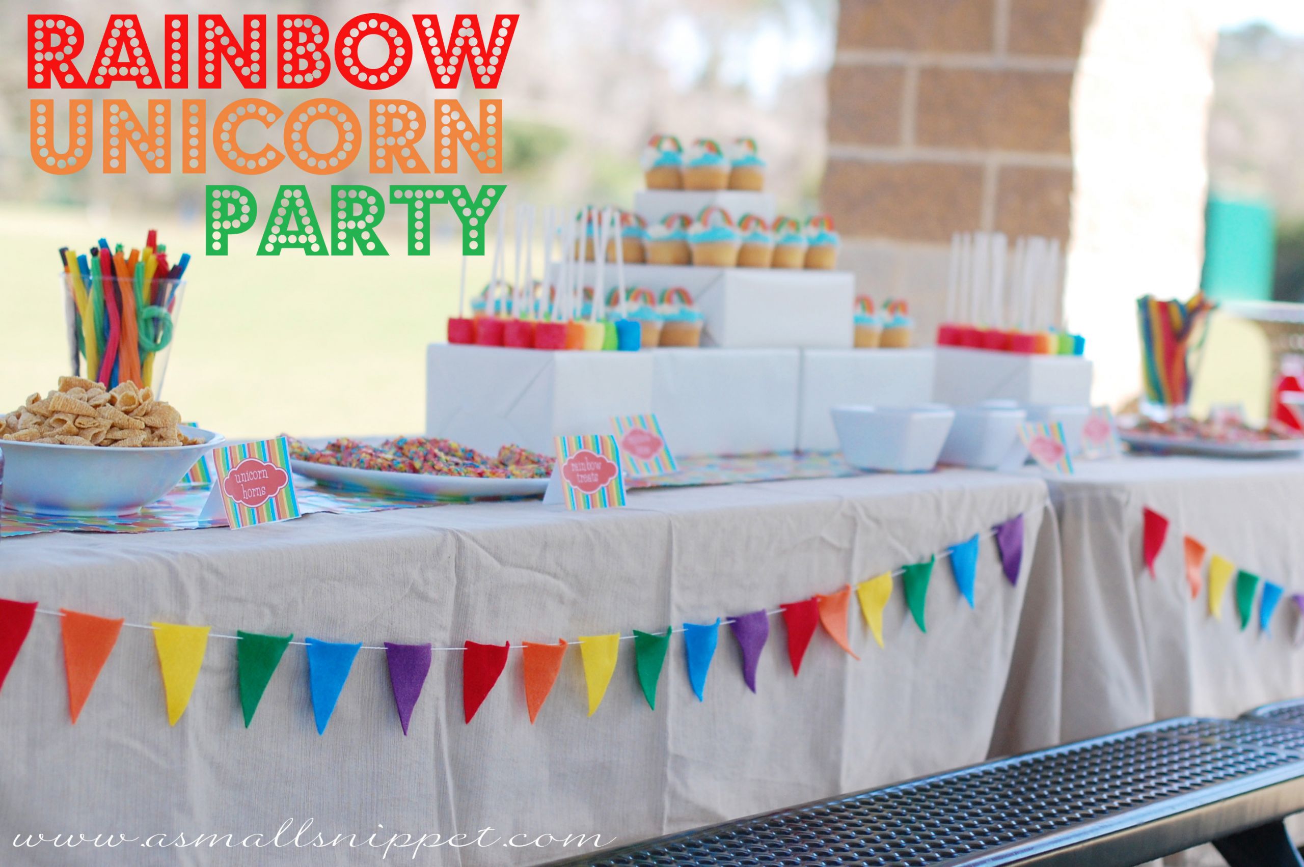 Rainbow And Unicorn Party Ideas
 Rainbow Unicorn Party