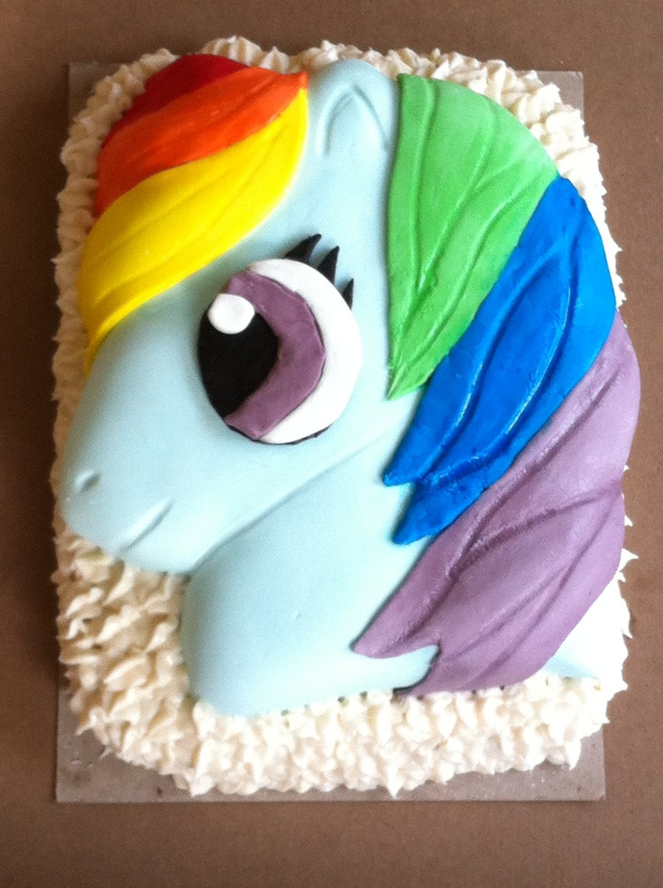 Rainbow Dash Birthday Cake
 rainbow dash cake Ella Birthday