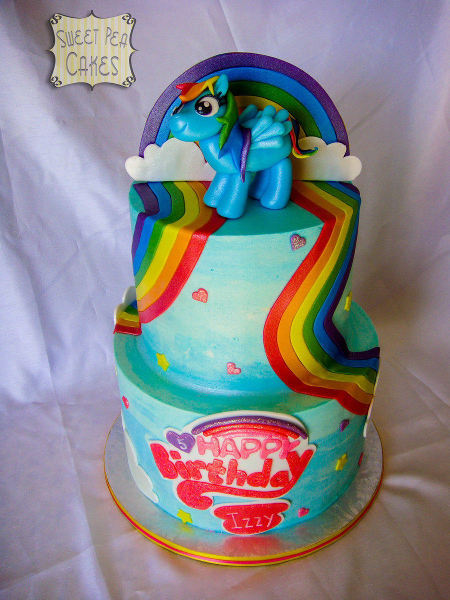 Rainbow Dash Birthday Cake
 Rainbow Dash 5Th Birthday CakeCentral