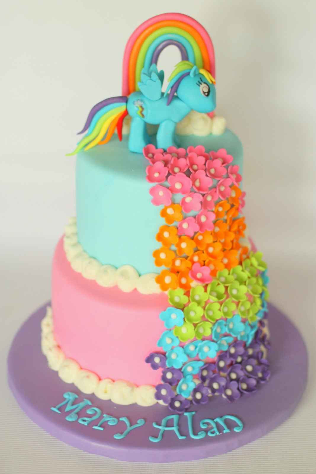 Rainbow Dash Birthday Cake
 Rainbow Dash CakeCentral