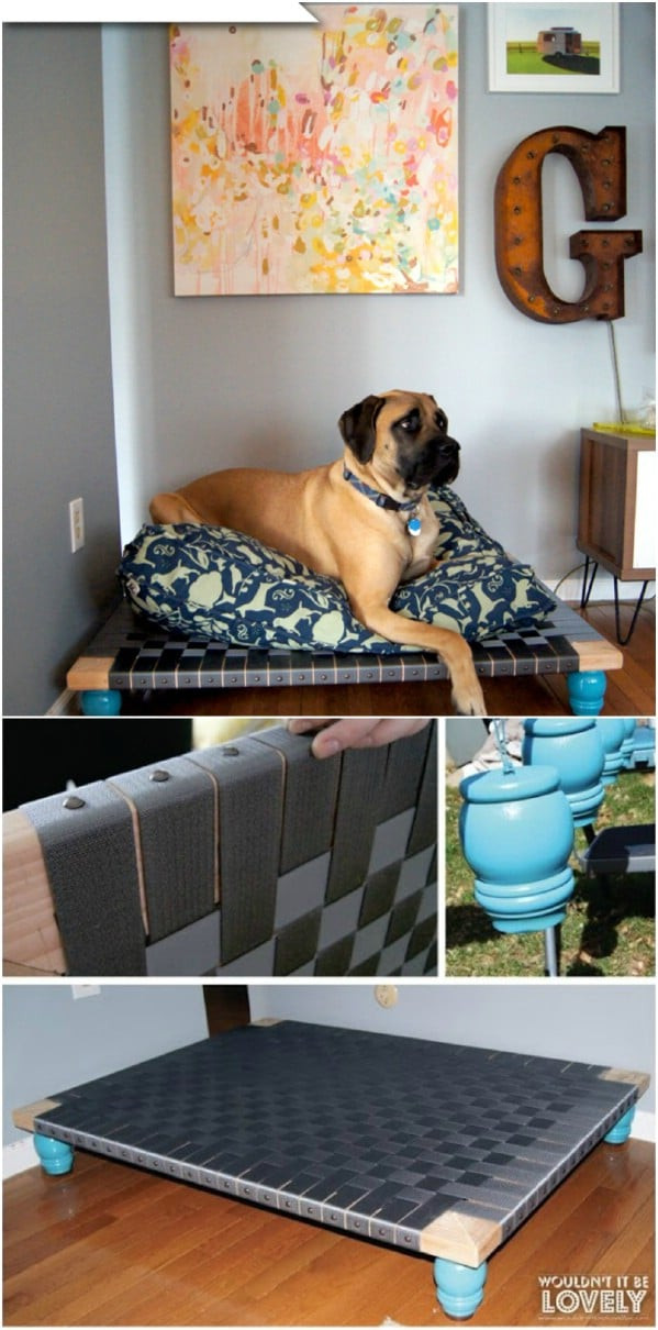 Raised Dog Bed DIY
 20 Easy DIY Dog Beds and Crates That Let You Pamper Your