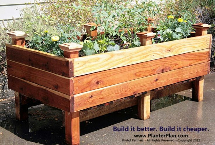 Raised Planter Boxes DIY
 Pinterest Discover and save creative ideas