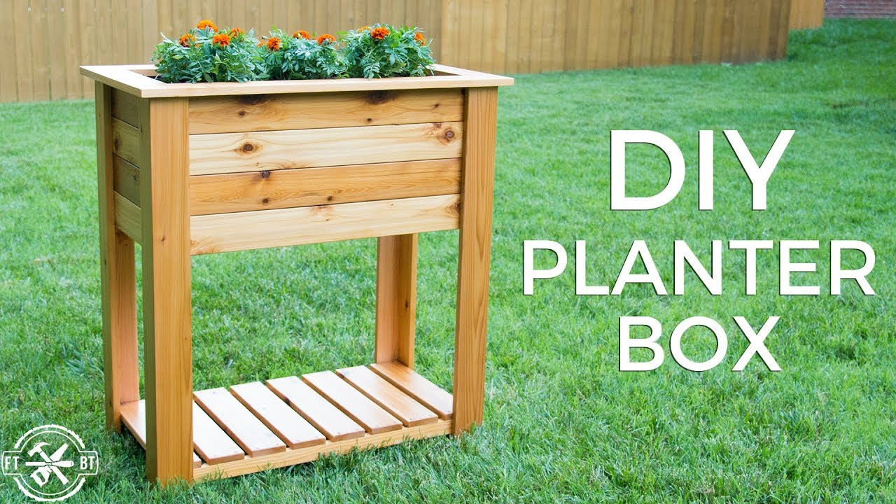 Raised Planter Boxes DIY
 DIY Raised Planter Box with Hidden Drainage