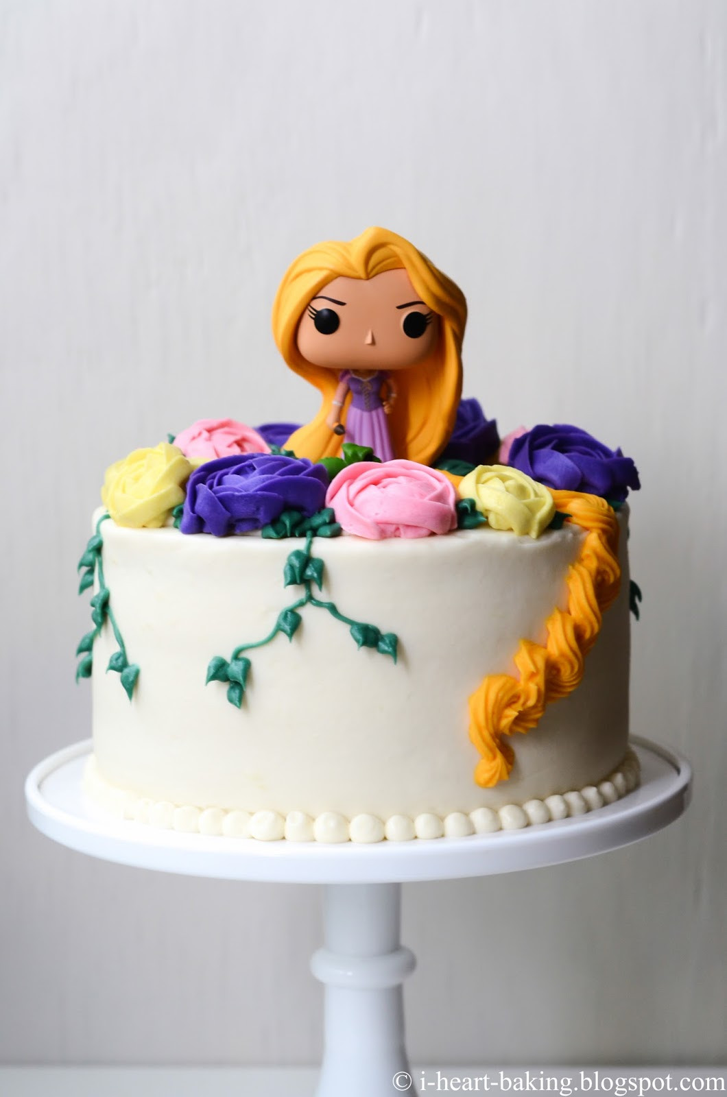 Rapunzel Birthday Cake
 i heart baking tangled rapunzel birthday cake with