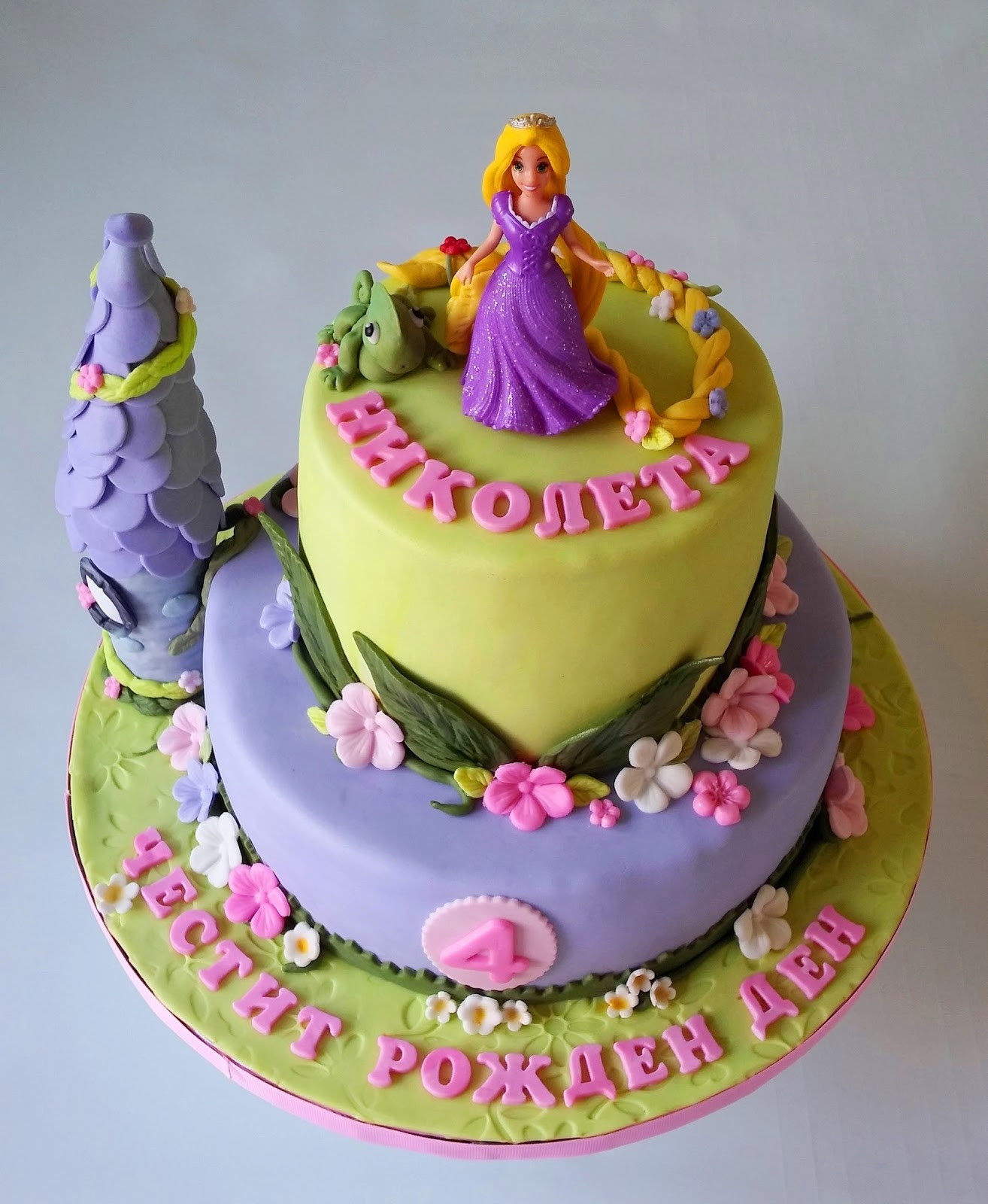 Rapunzel Birthday Cake
 CakeSophia Rapunzel cake