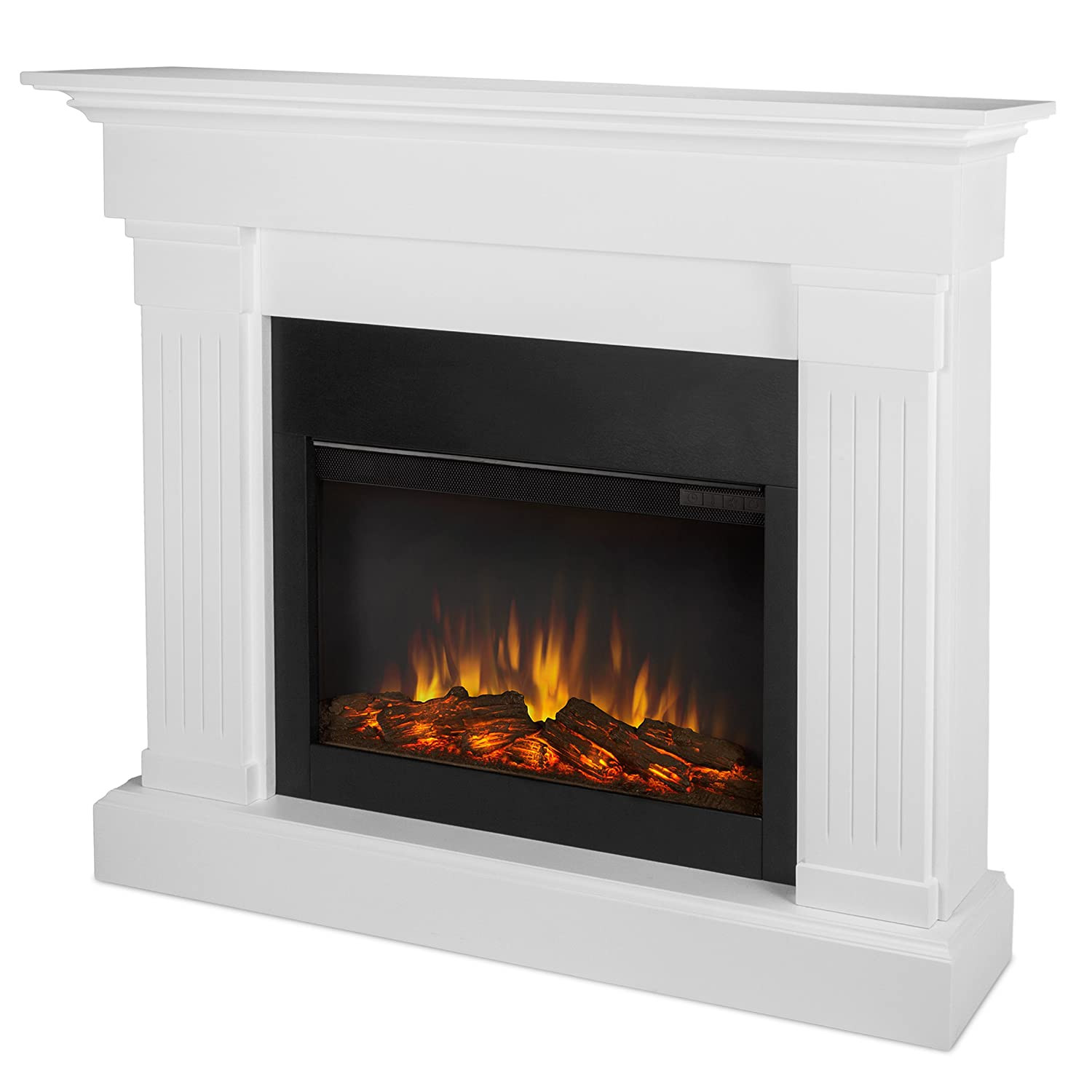 Real Flame White Electric Fireplace
 Slim Electric Fireplace Review