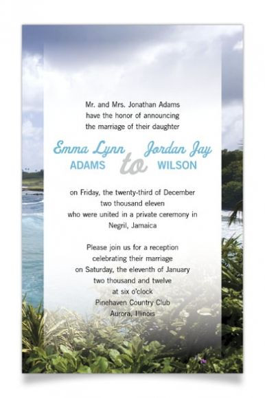 Reception Invitation Wording After Private Wedding
 Best Album Wedding Reception Invitation Wording After