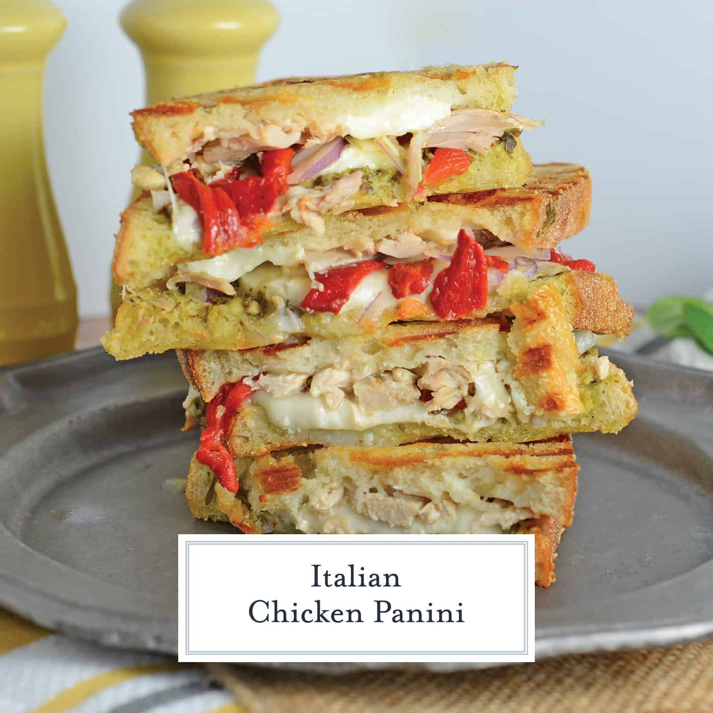 Recipe For Panini
 Italian Chicken Panini The Best Chicken Panini Sandwich