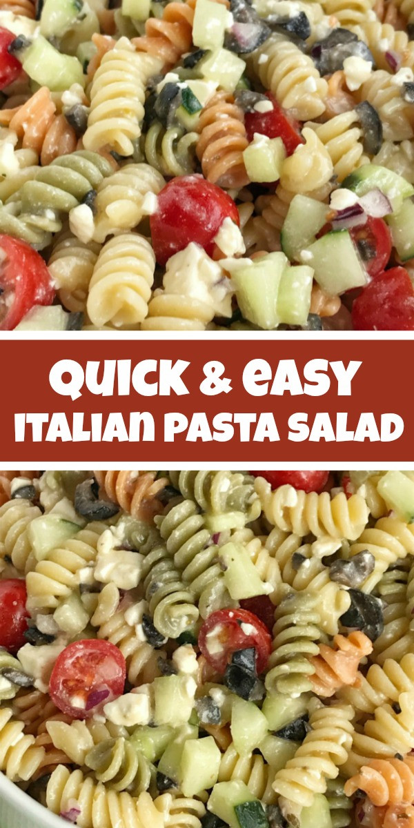 Recipe For Pasta Salad With Italian Dressing
 Italian Pasta Salad To her as Family