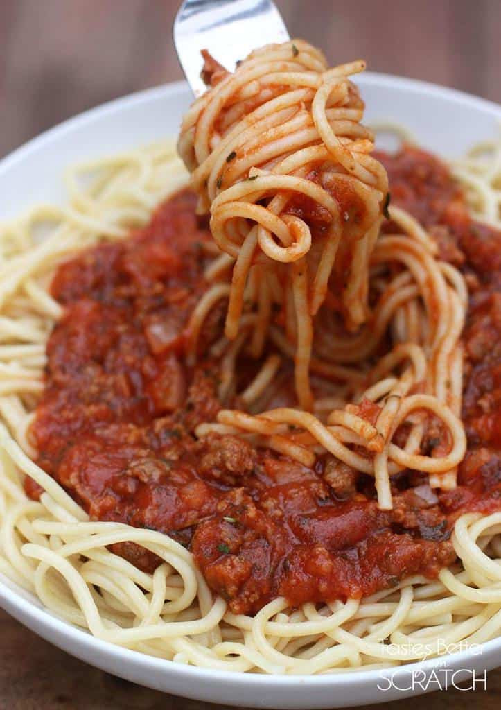 Recipe Spaghetti Sauce
 Homemade Spaghetti Sauce Tastes Better From Scratch