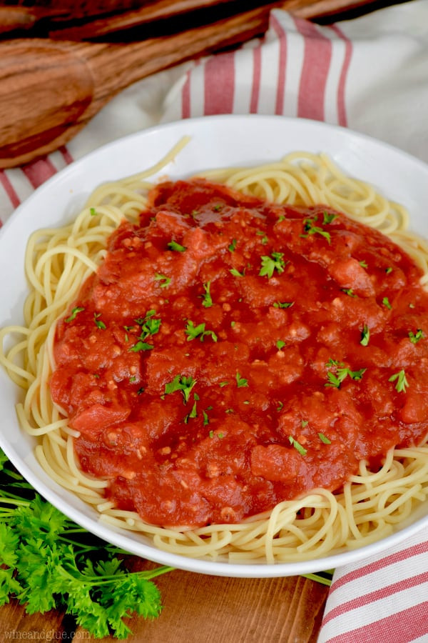 Recipe Spaghetti Sauce
 Easy Homemade Spaghetti Sauce Recipe Wine & Glue