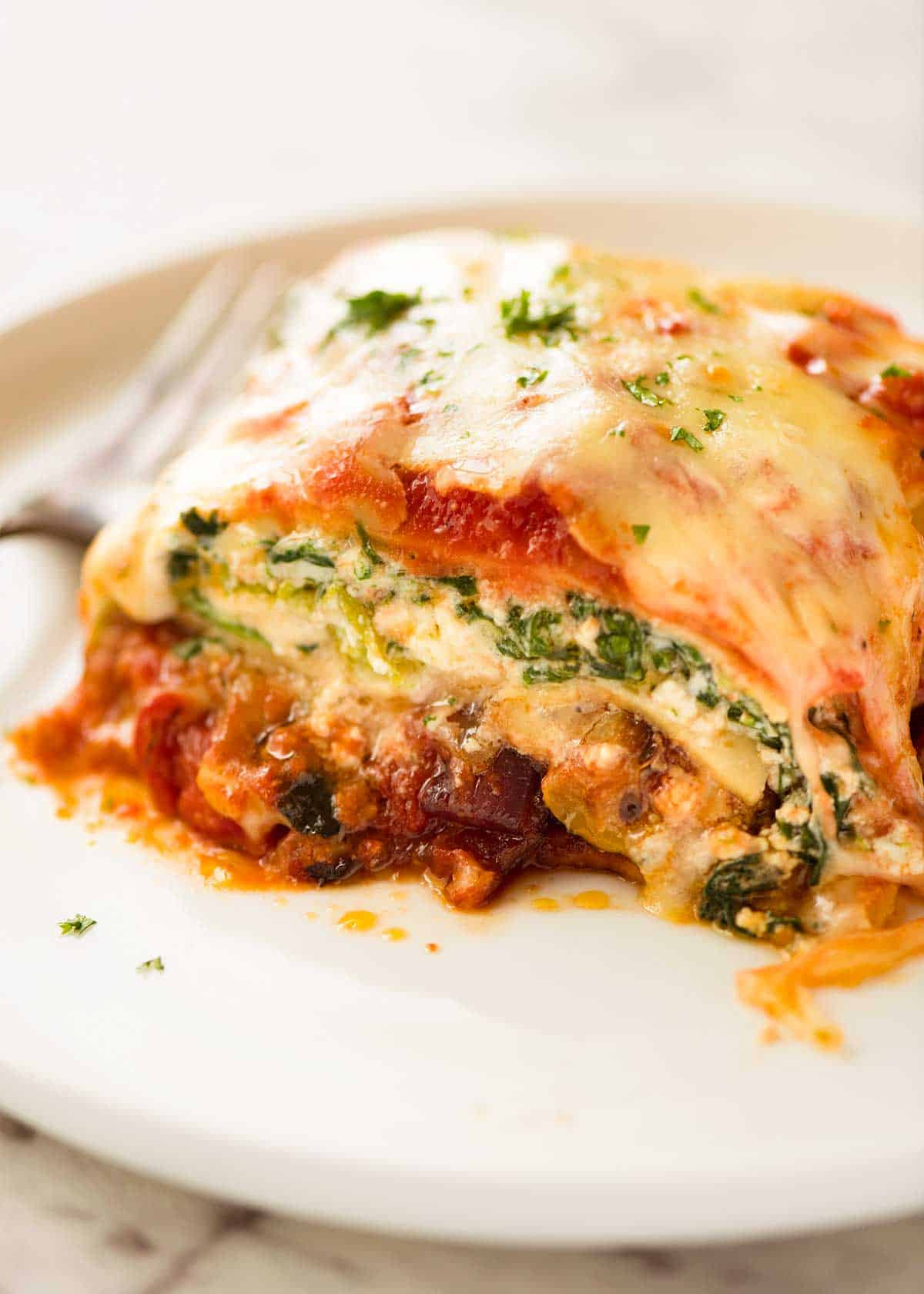 Recipe Vegetable Lasagna
 Ve arian Lasagna