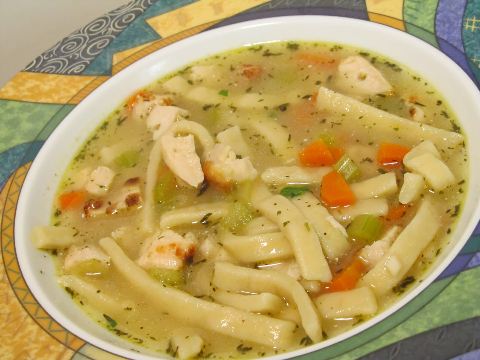 Recipe With Egg Noodles And Chicken
 thick chicken noodle soup with egg noodles