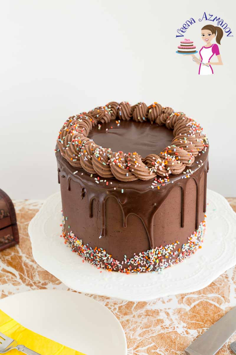 Recipes For Birthday Cake
 Homemade Chocolate Birthday Cake Recipe Veena Azmanov
