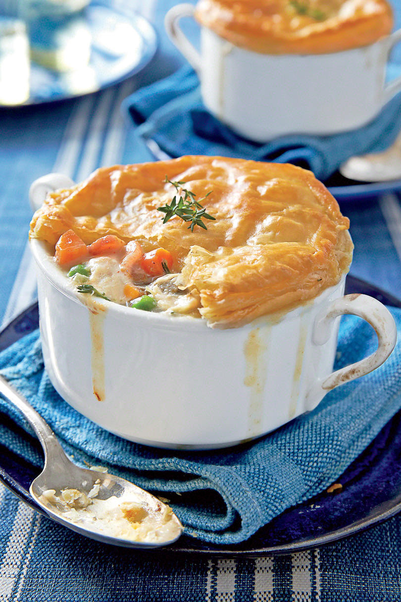 Recipes For Chicken Pot Pie
 Double Crust Chicken Pot Pies Recipe Southern Living