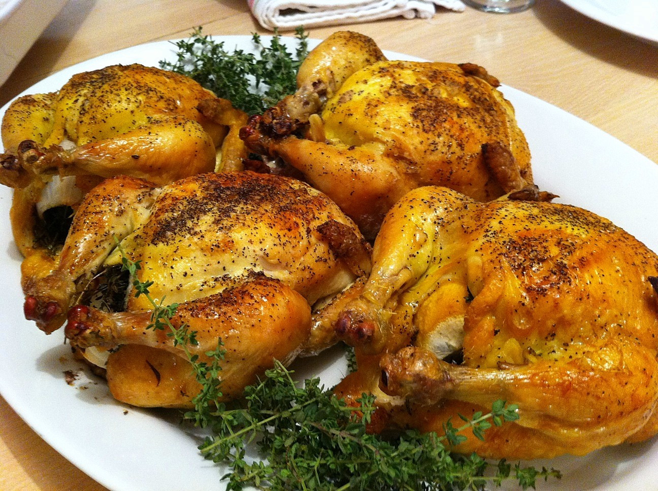 Recipes For Cornish Game Hens
 Pat s Deep Fried Cornish Game Hens Recipe — Dishmaps