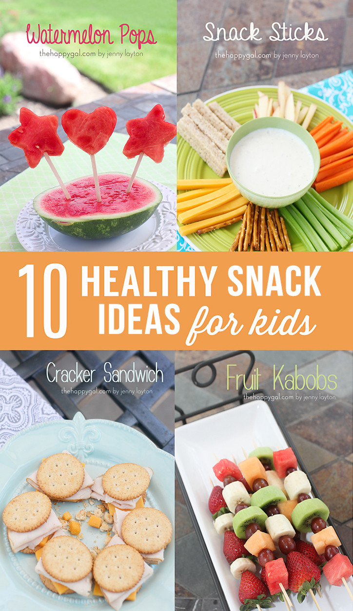 Recipes For Healthy Snacks
 10 Healthy Snack Ideas for Kids