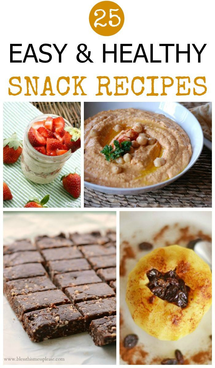 Recipes For Healthy Snacks
 25 Healthy Homemade Snack Ideas You ll Love